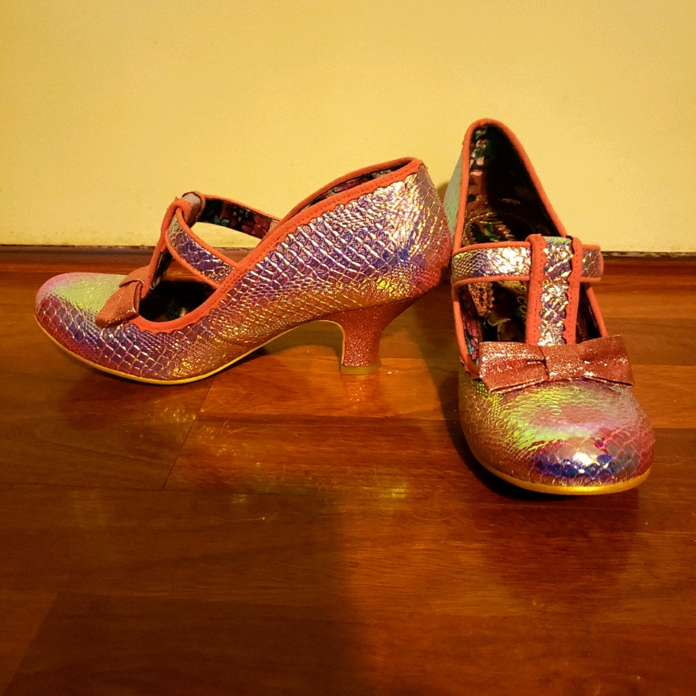 Irregular Choice Pink Mermaid Heels Size 38